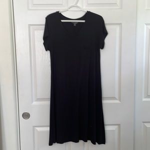 Mix by 41 Hawthorn - Alison Knit T-Shirt Dress | L | Black